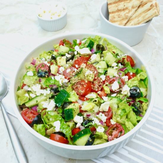 Chopped Greek Salad - Recipe photo by anothertablespoon
