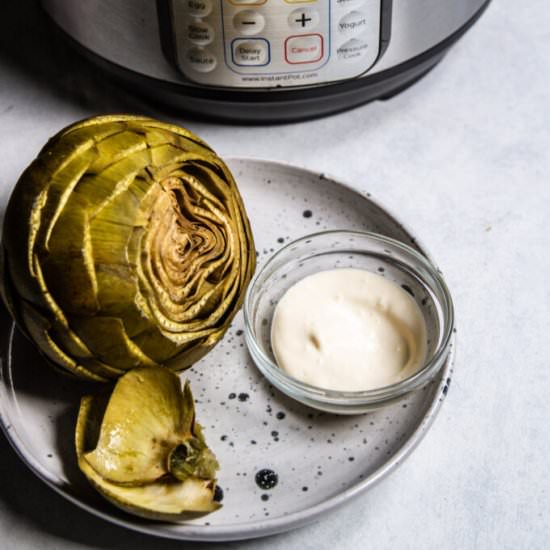 Instant Pot Artichokes - Recipe photo by Sweetphi