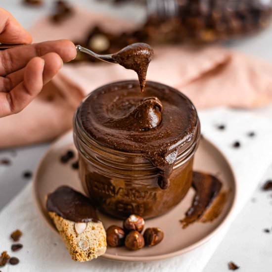 Chocolate Hazelnut Spread - Recipe photo by tastythriftytimely