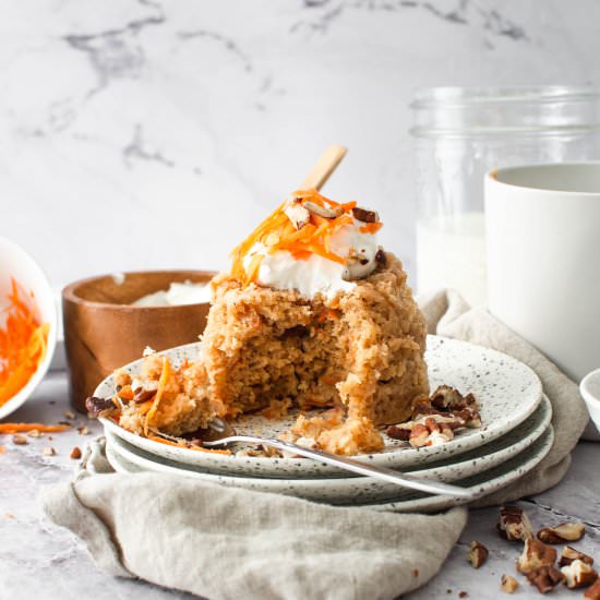 Carrot Mug Cake - Recipe photo by Chopnotch