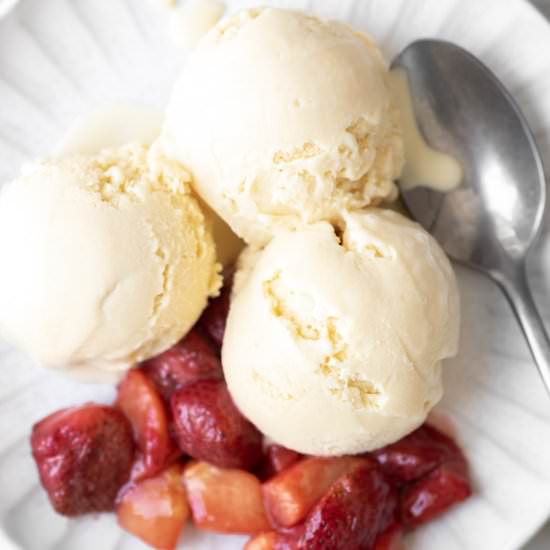 buttermilk ice cream - Recipe photo by withspice