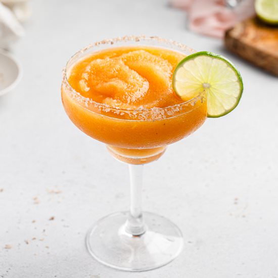 Frozen Smoky Peach Margarita - Recipe photo by charmingcocktails