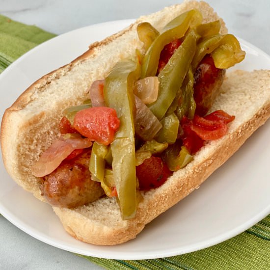 Instant Pot Sausage & Peppers - Recipe photo by theshortordercook