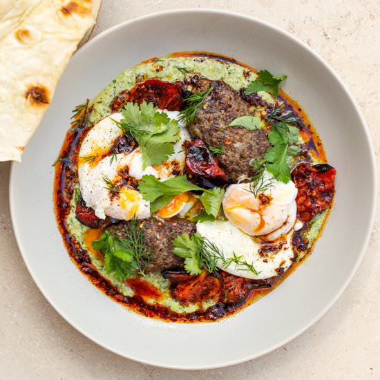 Fusion Turkish Eggs - Recipe photo by Flaevor