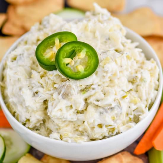 Jalapeno Artichoke Dip - Recipe photo by simplejoy