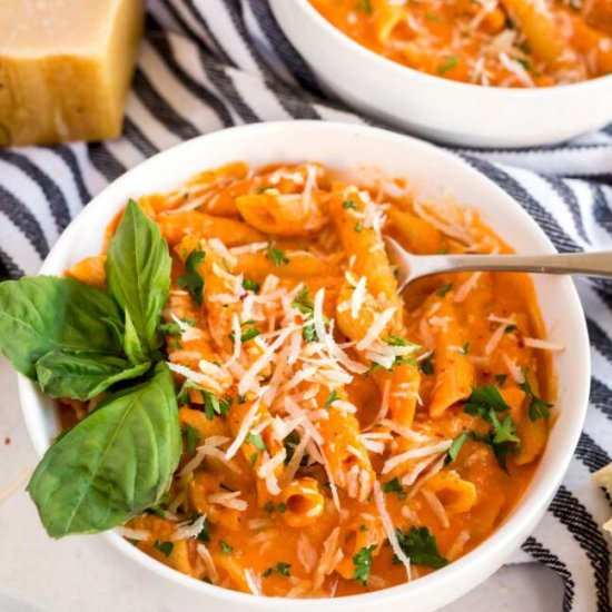 Penne Alla Vodka - Recipe photo by Lemon blossoms