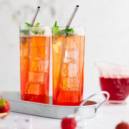 Virgin Strawberry Mojito - Recipe photo by The Littlest Crumb