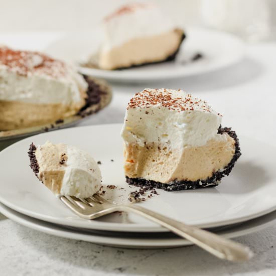 Peanut Butter Silk Pie - Recipe photo by Butternut Lane