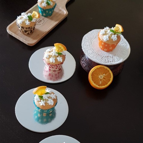 Orange Cupcakes - Recipe photo by Jayanthy Asokan