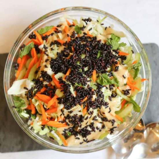 Macrobiotic Salad With Cabbage - Recipe photo by Eatingworksnj