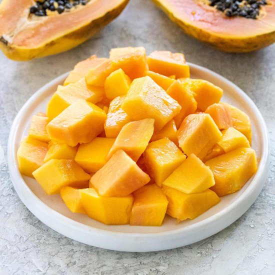 How to Cut Papaya - Recipe photo by Jessica Gavin