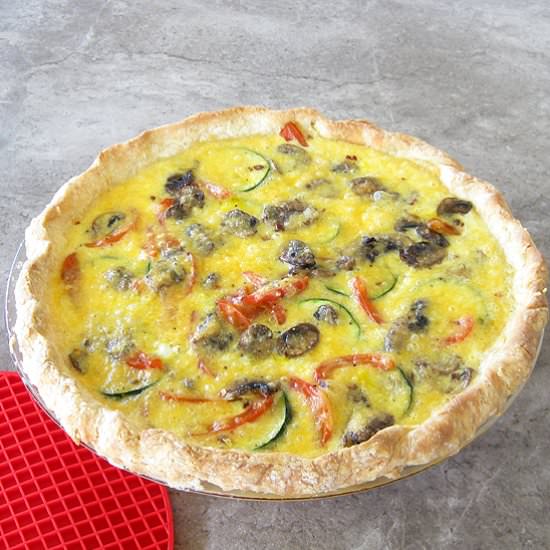 Classic Vegetable Quiche - Recipe photo by delightfulrepast