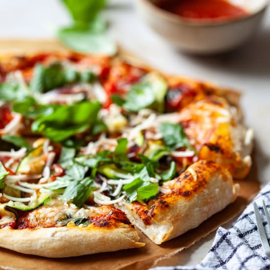 Easy Slow-Rise Overnight Pizza - Recipe photo by vibrantplate