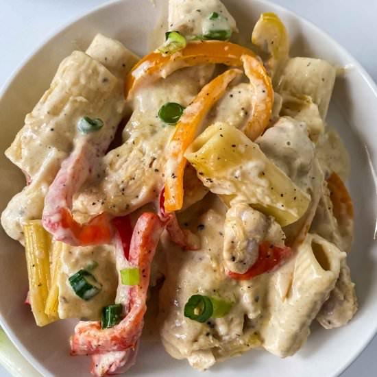 Jamaican Rasta Pasta - Recipe photo by bklynactivemama