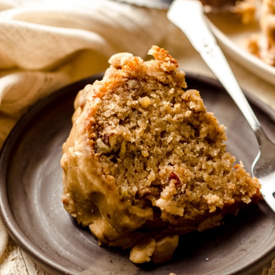 bananas foster cake - Recipe photo by freshaprilflours