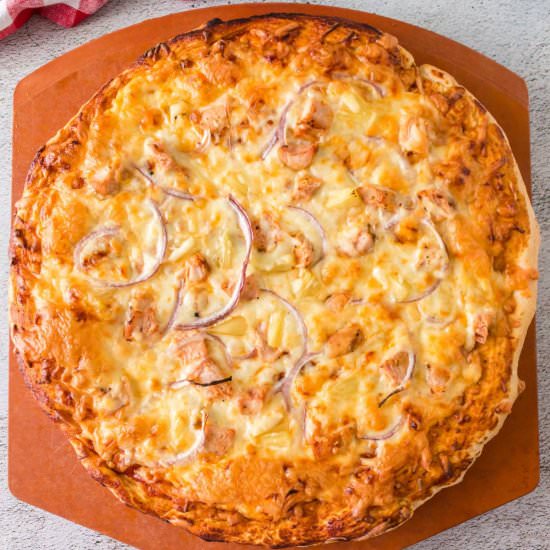 BBQ Chicken Pizza - Recipe photo by BBQing With The Nolands