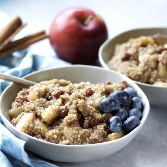 Apple Cinnamon Quinoa Porridge - Recipe photo by Cathys Gluten Free