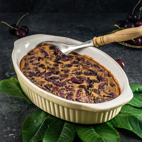 Cherry Clafoutis - Recipe photo by Lifeandlemons