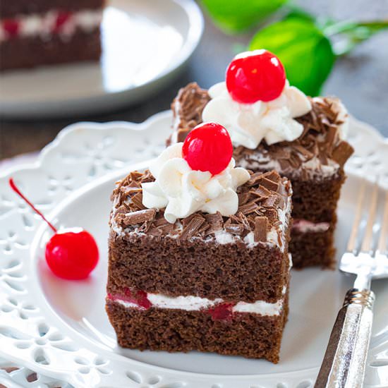 Eggless Black Forest Pastry - Recipe photo by ruchiskitchen