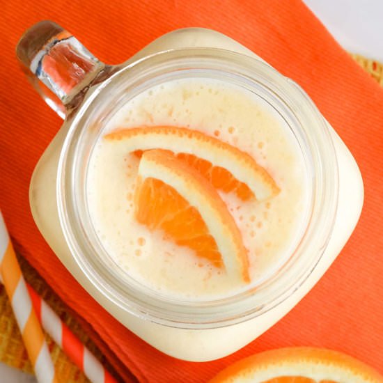 Tropical Pineapple Orange Smoothie - Recipe photo by Two Healthy Kitchens