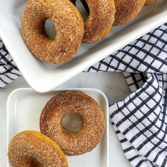 Baked Pumpkin Donuts - Recipe photo by theurbenlife