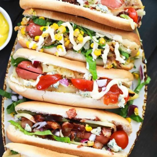 Air Fryer Hot Dogs - Recipe photo by peasandpeonies