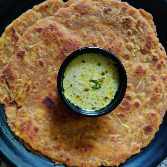Lauki ka Paratha - Recipe photo by spicensweet