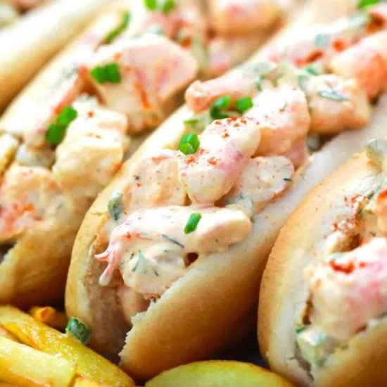Shrimp Rolls - Recipe photo by peasandpeonies