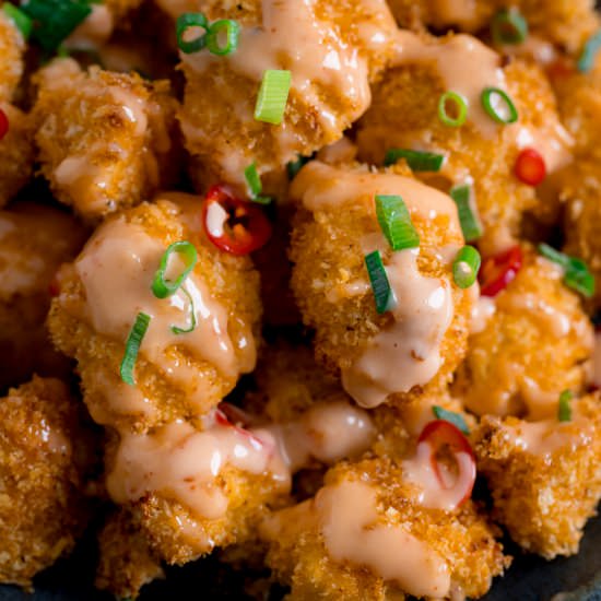 Bang Bang Cauliflower - Recipe photo by KitchenSanctuary