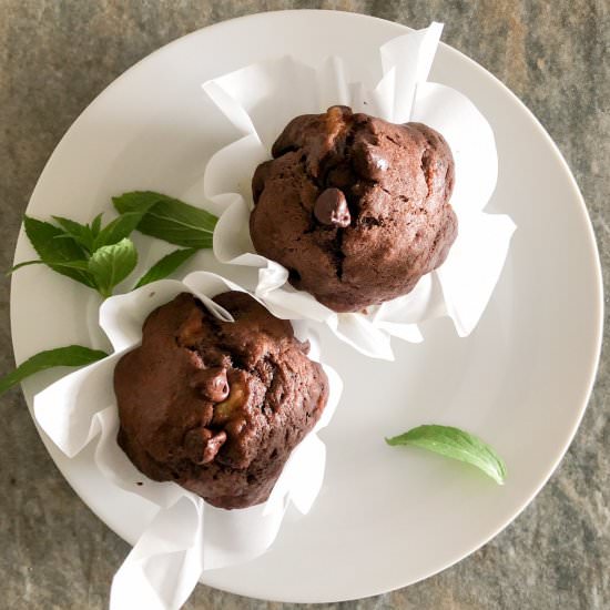 Banana Chocolate Chip Muffins - Recipe photo by windingcreekranch