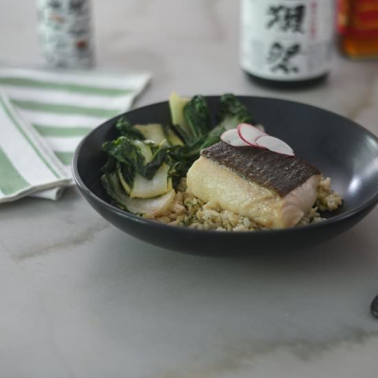 Crispy Skin Asian Halibut - Recipe photo by Feed Your Soul