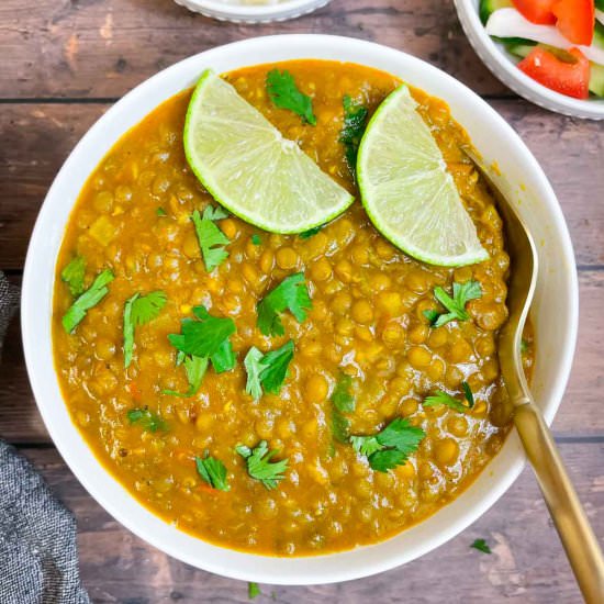 Whole Masoor Dal | Brown Lentils - Recipe photo by indianveggiedelight