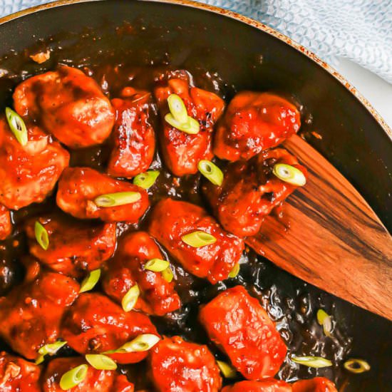 Healthy orange chicken - Recipe photo by Family Food on the Table