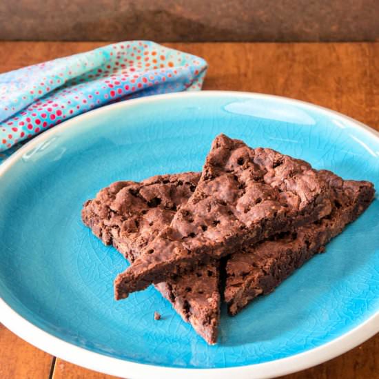 Chocolate Chocolate Chip Shortbread - Recipe photo by onlinepastrychef