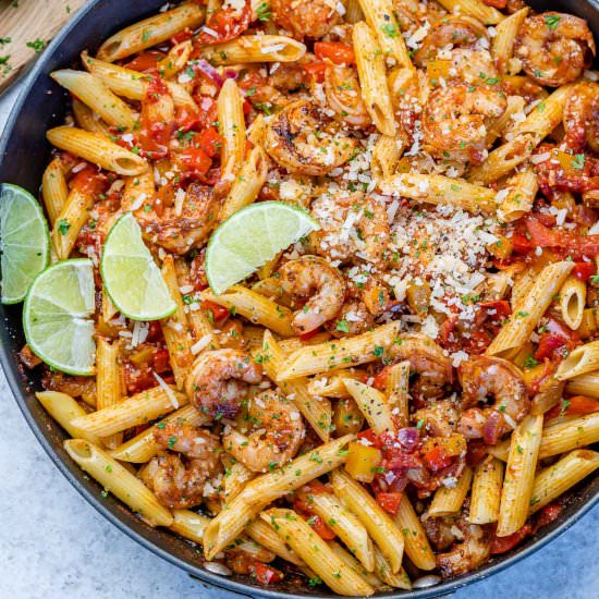 CAJUN SHRIMP PASTA - Recipe photo by healthyfitnessmeals