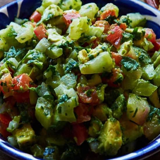 Cactus Fruit Pico de Gallo - Recipe photo by MexicanFoodJournal