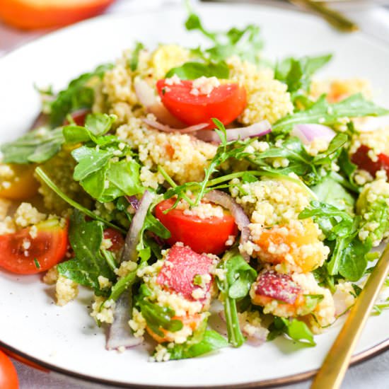 Vegan Couscous Salad - Recipe photo by earthly provisions