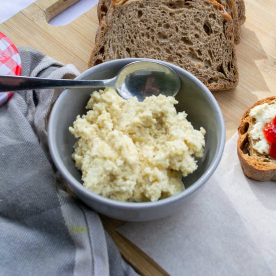4 Ingredient Vegan Ricotta - Recipe photo by simplyfreshfoodie
