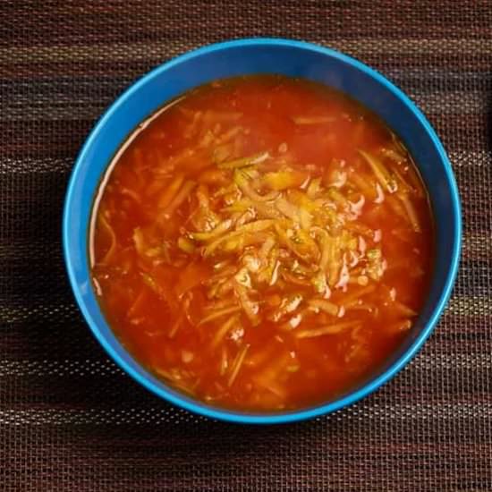 Carrot and Zucchini Soup - Recipe photo by MexicanFoodJournal