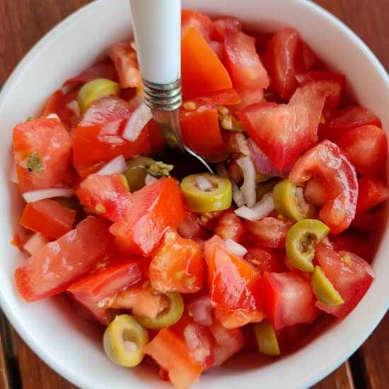 Tomato salsa - Recipe photo by mecooks.com