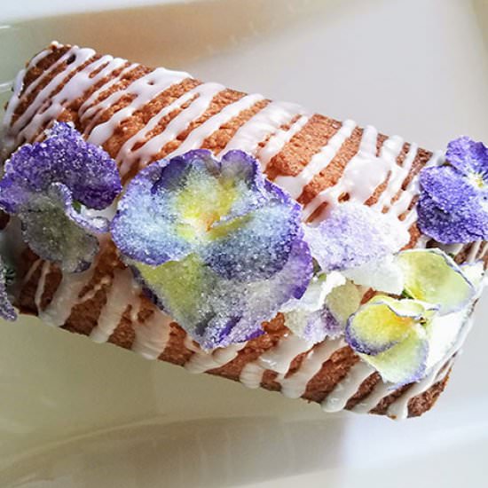 Candied Sugar Pansies - Recipe photo by The Inspirational Nook