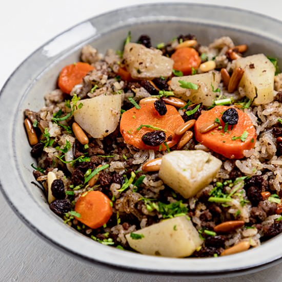Spiced Rice with Ground Beef - Recipe photo by ScienceandCrumbs