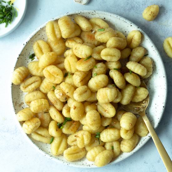Roasted Gnocchi with Brown Butter - Recipe photo by onegirl_onekitchen