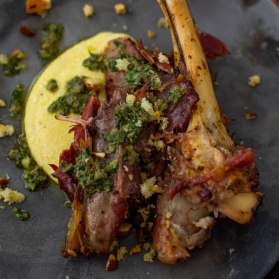 Smoked Lamb Shanks - Recipe photo by AnotherFoodBlogger
