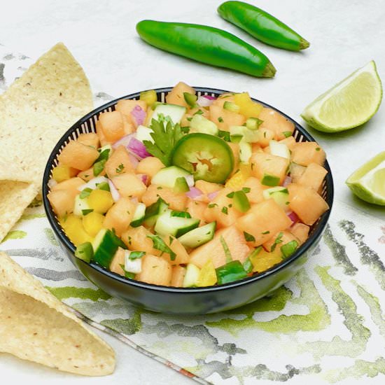 Cantaloupe Salsa - Recipe photo by anothertablespoon