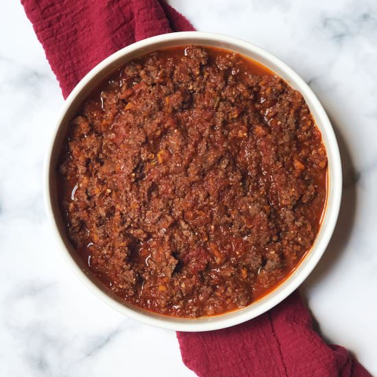 Bison Bolognese - Recipe photo by twopinkpeonies