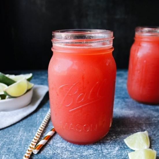 Homemade Watermelon Juice - Recipe photo by thefigjar