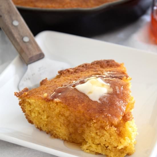 Cast Iron Cornbread - Recipe photo by laughingspatula.com