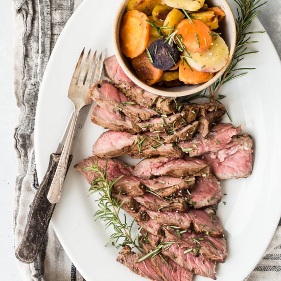 Grilled London Broil - Recipe photo by culinaryhill
