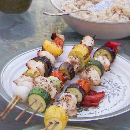 No Marinade Shish Kabobs - Recipe photo by iwilkerson